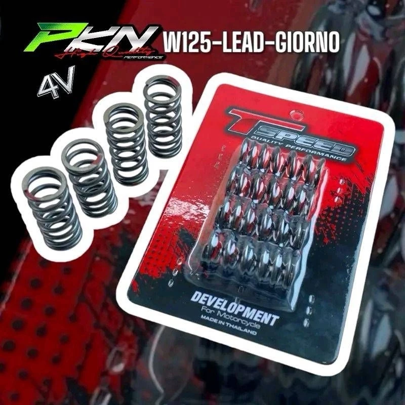 สปริงวาล์ว 4 วาล์ว Tspeed สำหรับ LEAD / PCX160 / GIORNO / W125