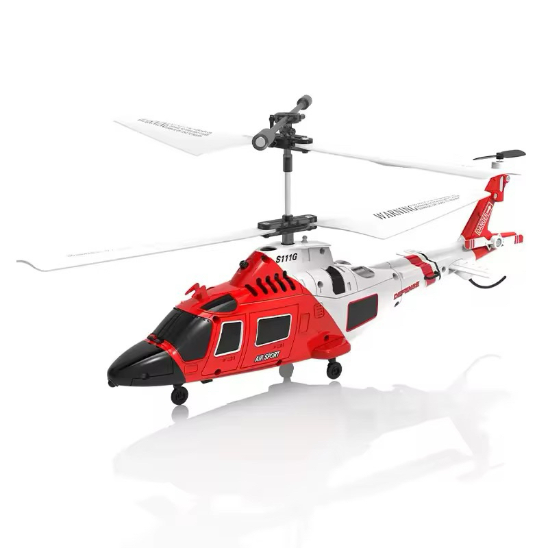 เฮลิคอปเตอร์บังคับวิทยุzyma S111H ระบบ3.5CH รีโมท2.4GHz บินล็อคความสูงได้แบตเตอรี่ชาร์จอุปกรณ์พร้อมเล่ม