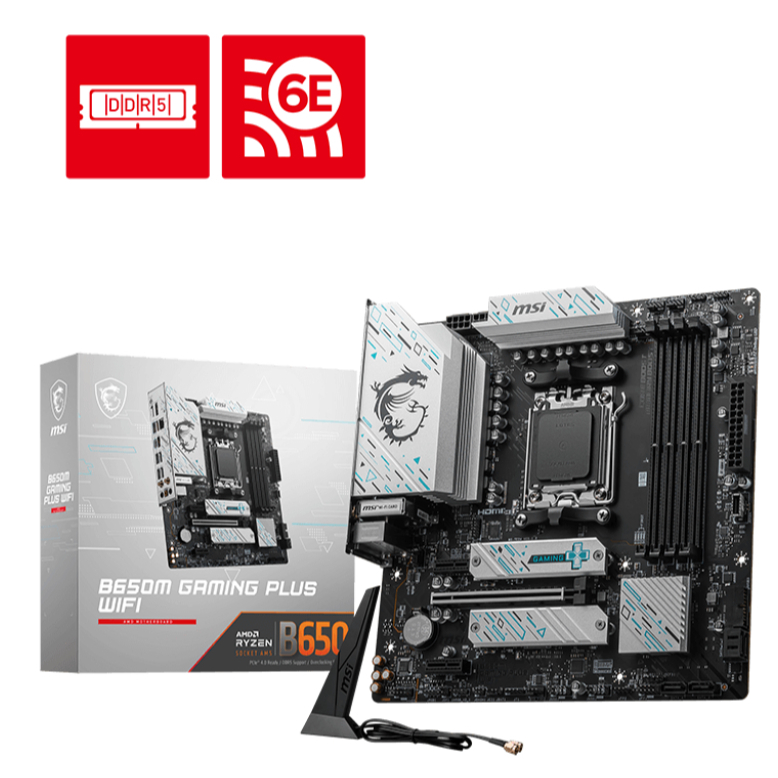 Motherboards (เมนบอร์ด ) MSI B650M GAMING PLUS WIFI AM5