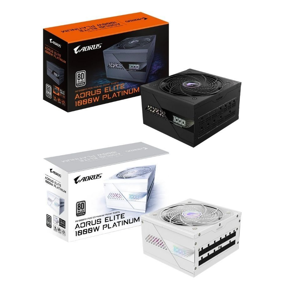 AORUS ELITE P1000W 80+ Platinum Modular PCIe 5.0 ICE (GP-AE1000PM PG5 ICE) (GP-AE1000PM PG5)