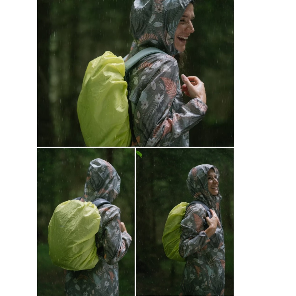 🔥พร้อมส่ง🔥 FORCLAZ ถุงคลุมกระเป๋า ถุงคลุมเป้ ผ้าคลุมกระเป๋า กันฝน กันน้ำ Rain cover for Backpack