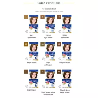 Dariya Salon de pro Fragrance-Free Hair color quick-Dye ครีมย้อมผม ไม่มีแอมโมเนีย แห้งไว จากญี่ปุ่น