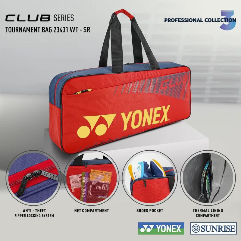 กระเป๋าแบดมินตันYONEX
PROFESSINAL COLLECTION

