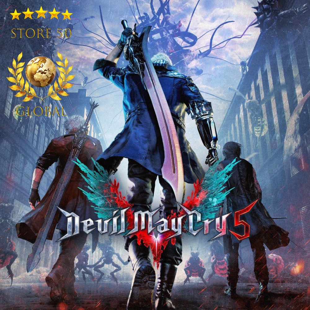Devil May Cry 5 Deluxe Edition + Devil May Cry Collection Offline Key Card จัดส่งทันที