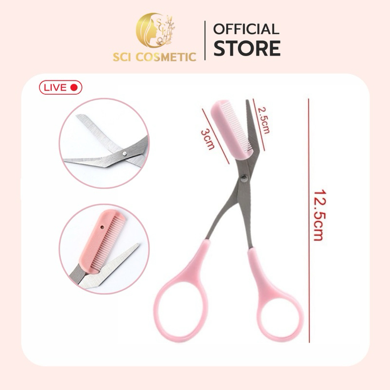 KAI eyebrow scissor กรรไกรญี่ปุ่น กรรไกรตัดแต่งขนคิ้ว