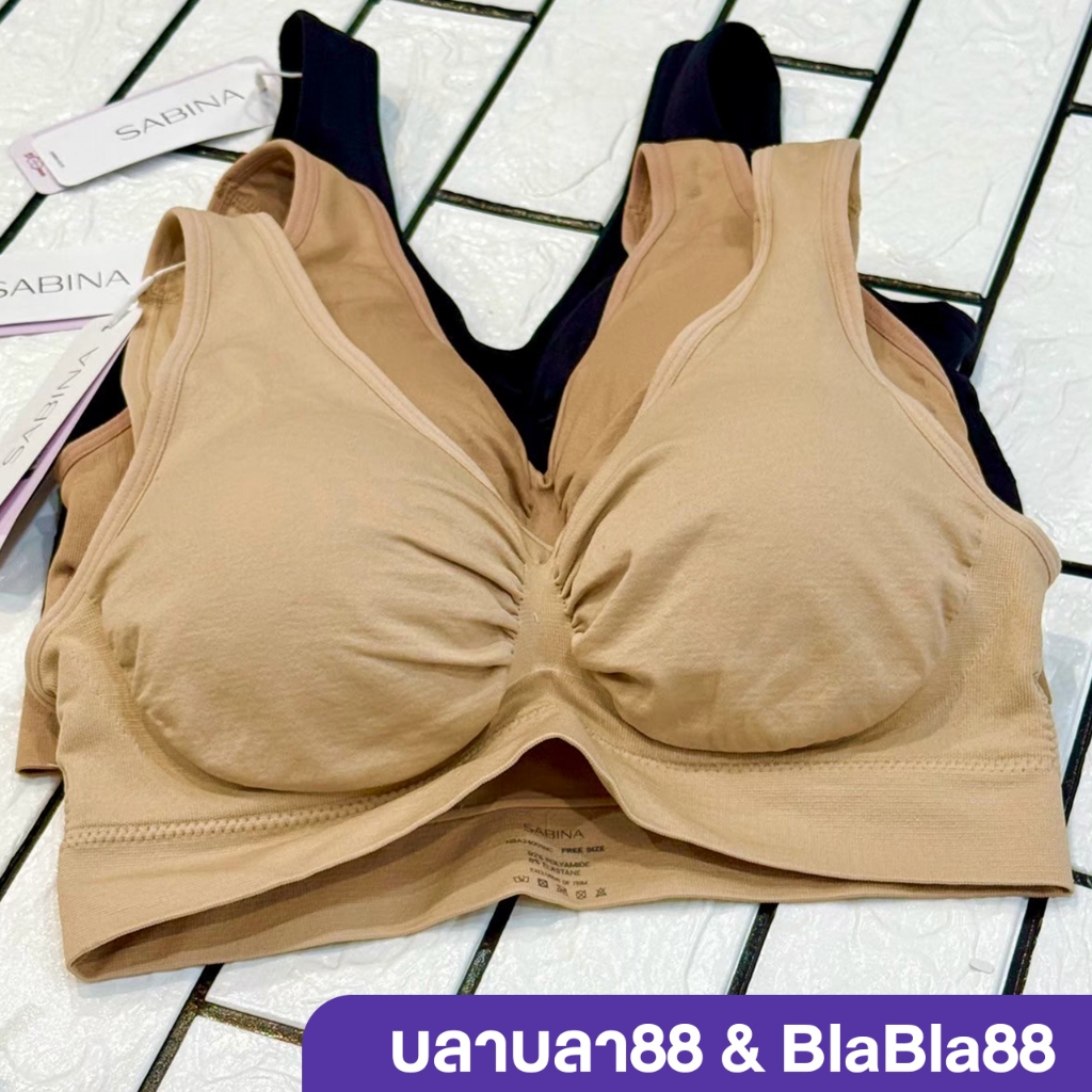 Sabina ซาบีน่า แบบสวม ไร้โครง Free Size Seamless รุ่น SBXA889 / NBA24001 รหัสใหม่ รูปที่ 3