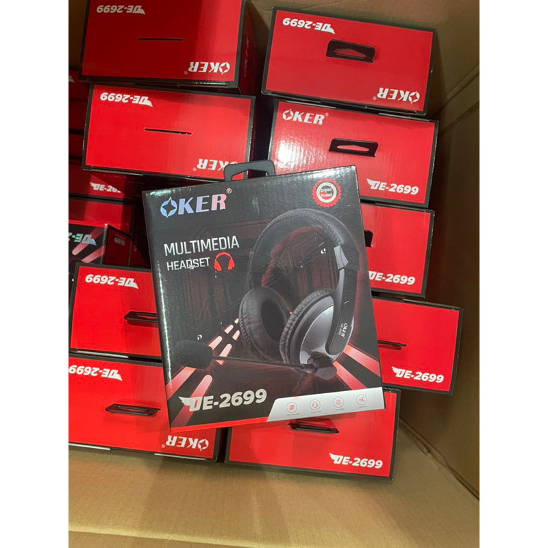 OE-2699 OKER Headphone  หูฟัง โอเคอร์ ครอบหู พร้อมไมค์