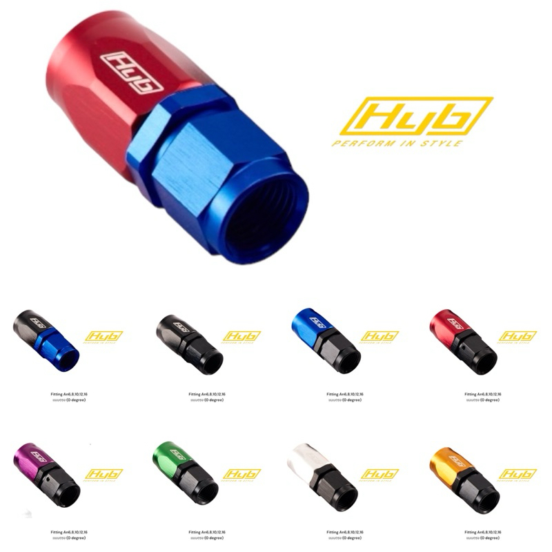 ฟิตติ้ง HYB  ขนาดAn6 ,An8, An10 ,An16 แบบตรง ขนาดมาตรฐานสากล คุ้ม งานจบง่าย  งานสวยไม่มีตำหนิ รูปภาพถ่ายจากสินค้าจริง