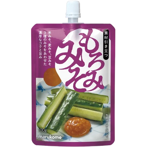 MARUKOME MOROMI MISO 100G มารุโคเมะ ซอสมิโซะสำหรับจิ้มผักสด