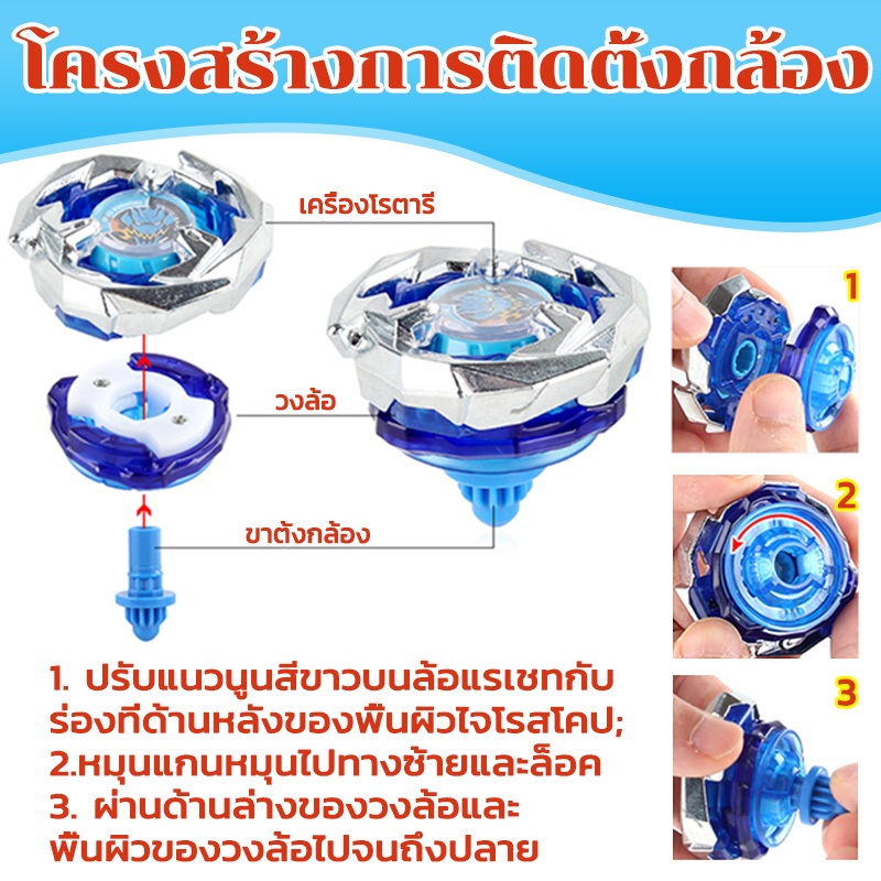 พร้อมส่ง เซ็ตกล่องลูกข่าง ชุดลูกข่าง เบย์เบลด Combo Set TOPGYRO X  มีกล่องให้ เป็นเซ็ตคุ้มสุด หลากหลายรูปแบบ - รูปที่ 2