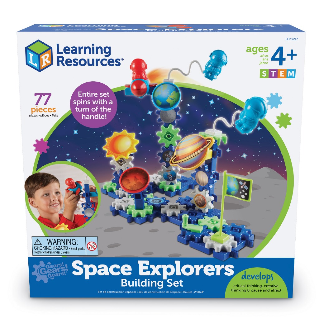 [อายุ 4+]  Gears! Gears! Gears!® Space Explorers Building Set [Learning Resources]