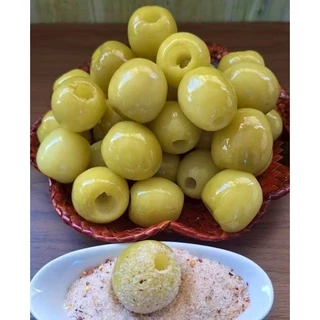 พุทราไร้เม็ดดองสามรส 550กรัม เปรี้ยว เค็ม หวาน ( แถมฟรีพริกเกลือ ) พุทราดองสามรส พุทราแช่อิ่ม พุทราดองราคาส่ง พุทราเจาะ