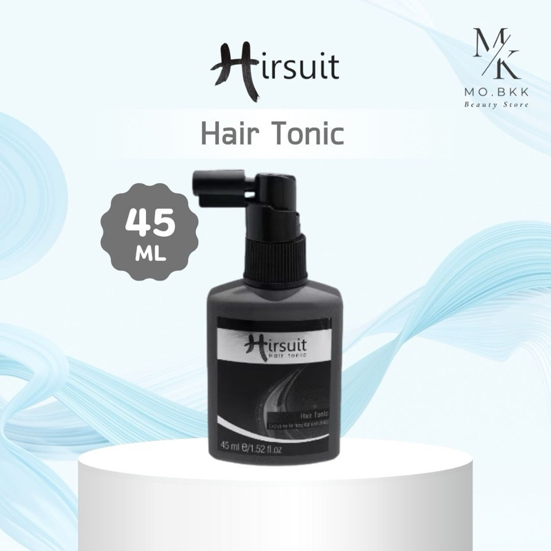 HIRSUIT Hair Tonic เฮอร์ซูท แฮร์ โทนิค สเปรย์ลดผมร่วง ปลูกผม บำรุงเส้นผมและหนังศีรษะ กระตุ้นการงอกผม