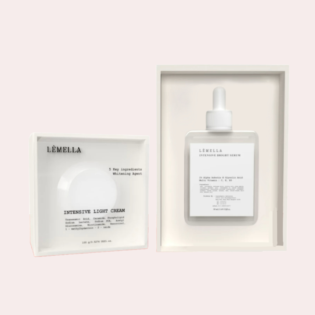 เลอโฉม เซ็ตบำรุงผิวคุณหนู Le' chom Intensive light cream & Intensive Bright serum