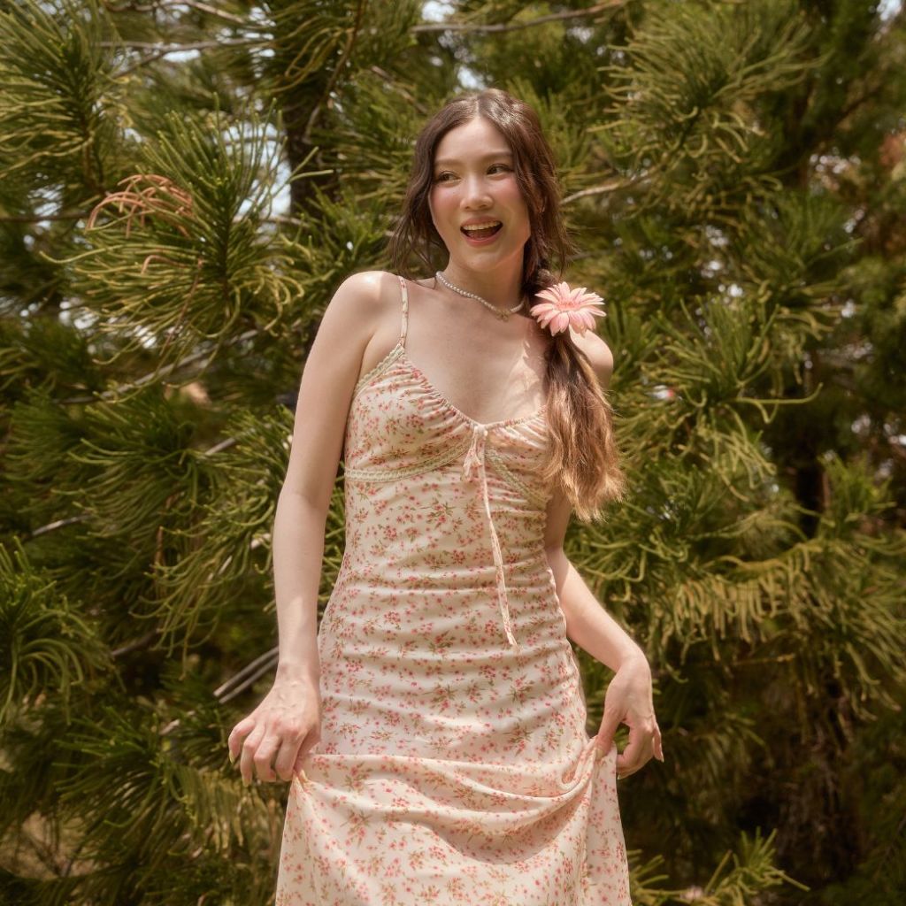 เดรสยาวรุ่น Selena Dress | PJKK.STUDLO