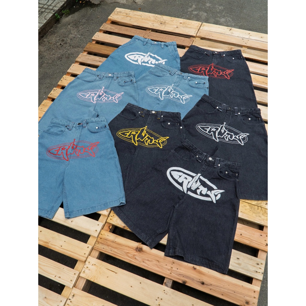 Cruehawts กางเกงขาสั้น Denim / Jorts PRIME CSP05