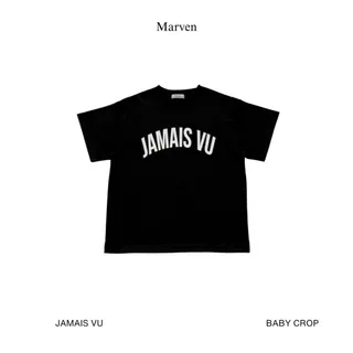 Marvenapparel - JAMAIS VU (Unisex) เสื้อยืดสกรีนลายทรง Baby crop / Oversized