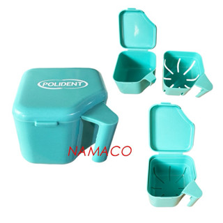 Polident ทำเอง denture box กล่องเก็บและแช่ฟันปลอม &​รีเทนเนอ…