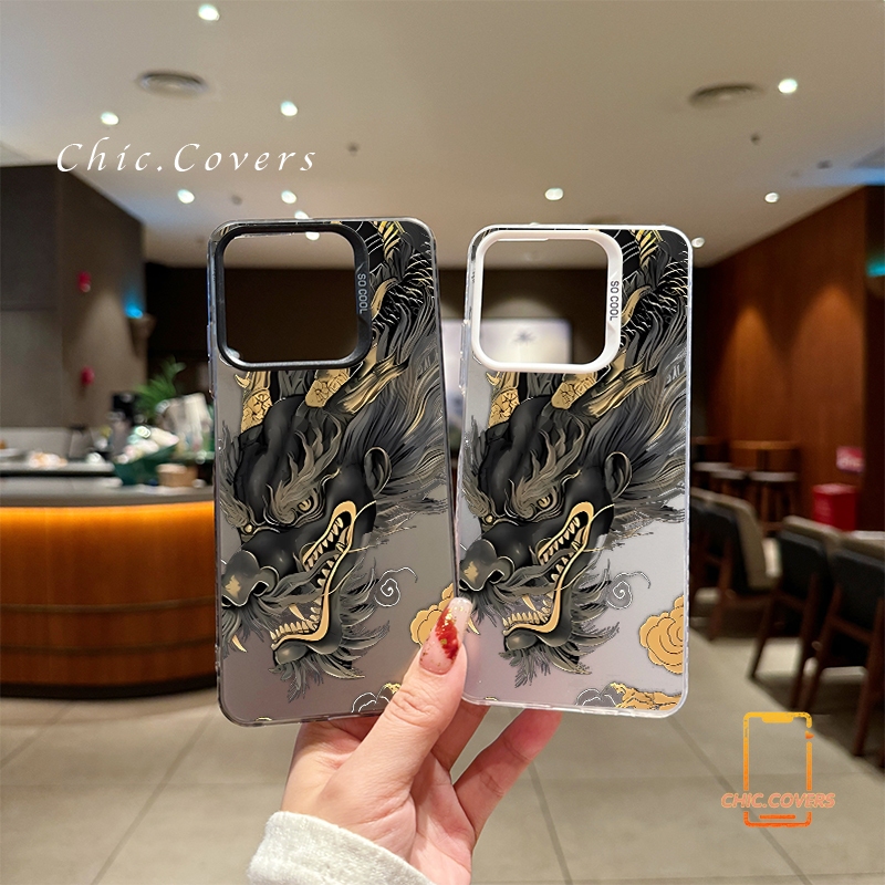 ผ้าปกอ่อนมังกรเย็น สำหรับ Realme C20 C20A C11 C21Y C25Y C25S C12 C30 C35 C55 C67 5i 5S Note50 Note60 Narzo20