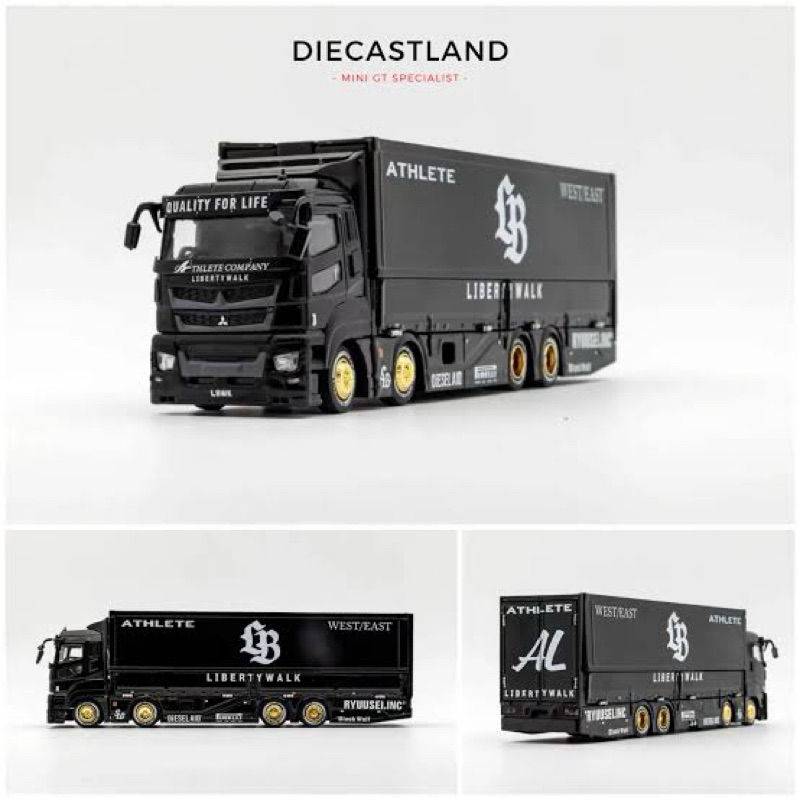 🔹LBWK LB-Truck Mitsubishi Fuso Limited 999pcs. Scale 1:64 ยี่ห้อ GCD