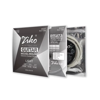 [ของแท้100% ] ZIKO Electric Nickel Plated Steel เคลือบกันสนิม สายกีตาร์ไฟฟ้า เบอร์ DN-009/DN-010