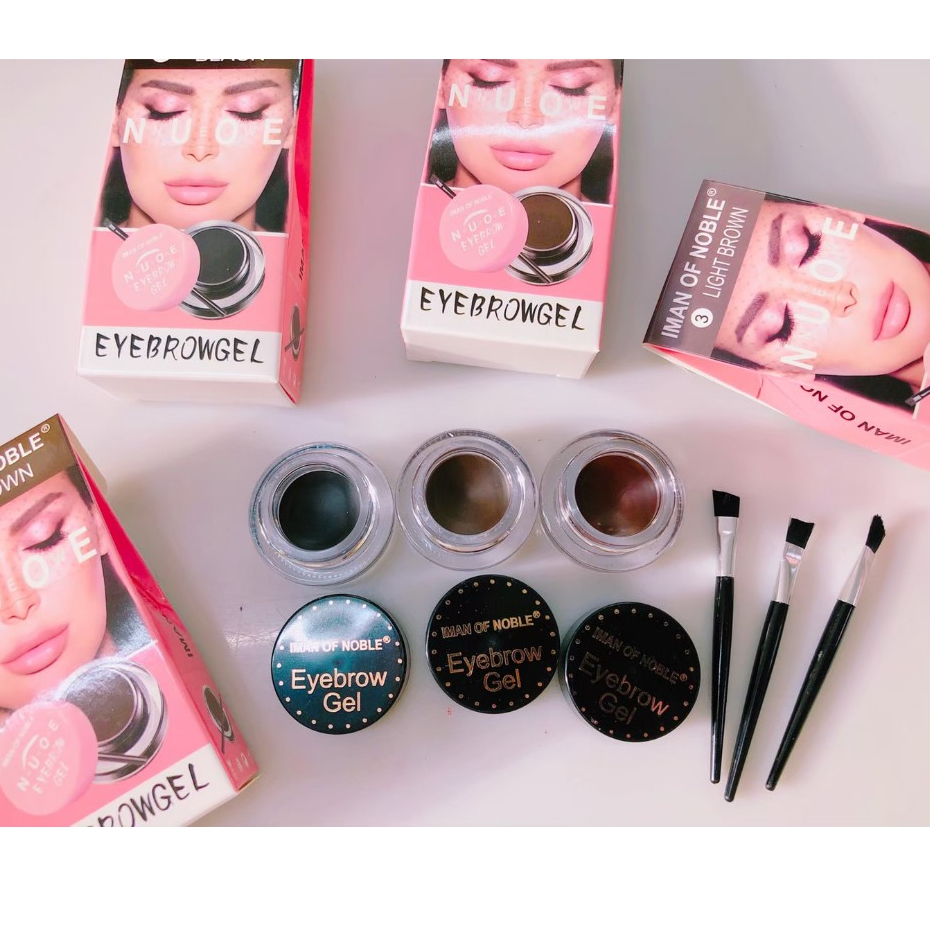 IMAN OF NOBLE คิ้วเจลกันน้ำพร้อมแปรงเขียน พกพาง่าย NO.8375C