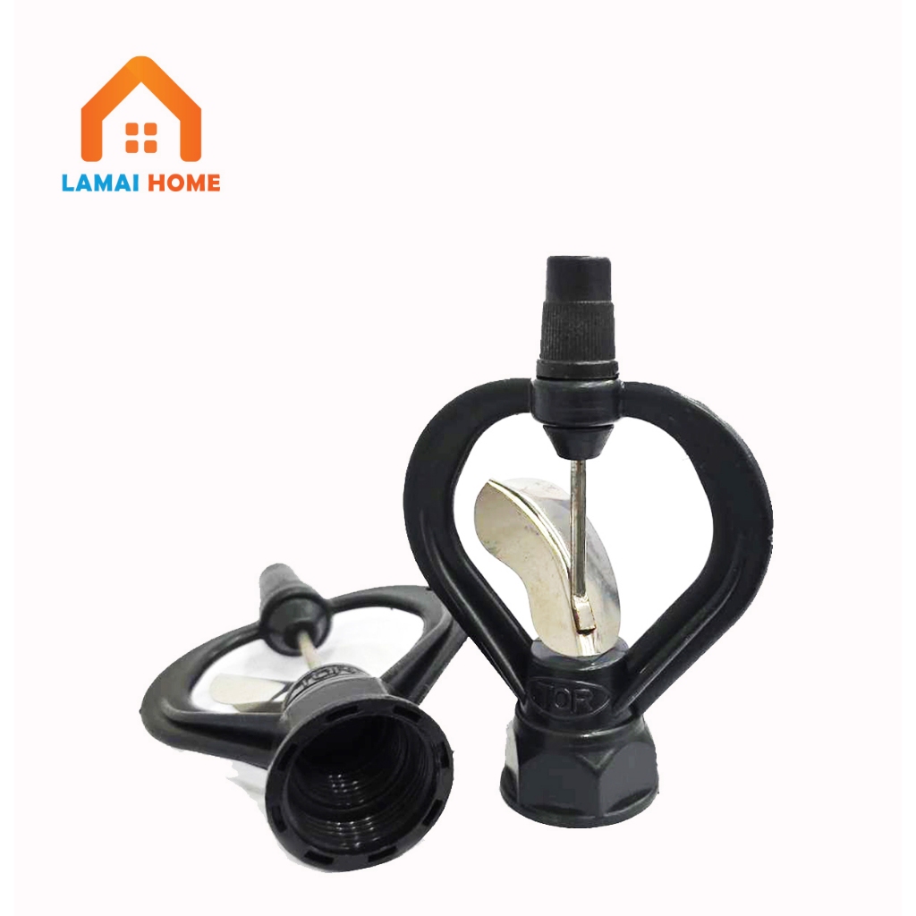 (แพ็ค 50  และ 100 ชิ้น) สปริงเกอร์ใบสแตนเลส เกลียวในสวมได้ทั้ง 4 หุน และ 6 หุน - รูปที่ 2