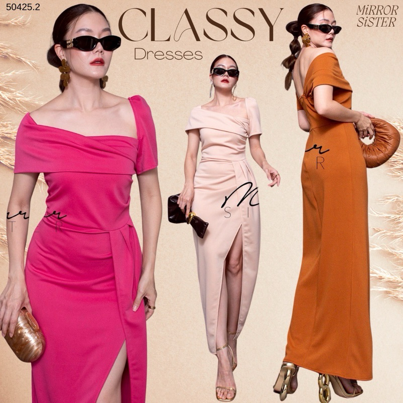 เดรสออกงาน 50425.2 เดรสทรงสาวเฟียส Mirrorsister