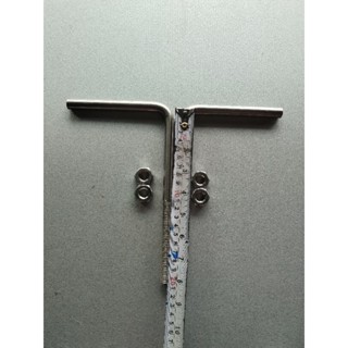 สับท้าย(ขายเป็นคู่)พร้อมน็อตตัวเมียเบอร์ 21 ล็อคฝากระบะ สับท…