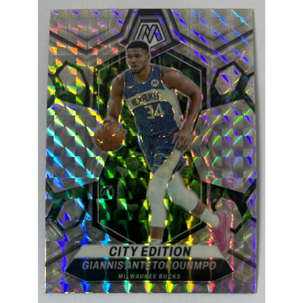 2023-2024 Panini Mosaic #279 Giannis Antetokounmpo City Edition Mosaic