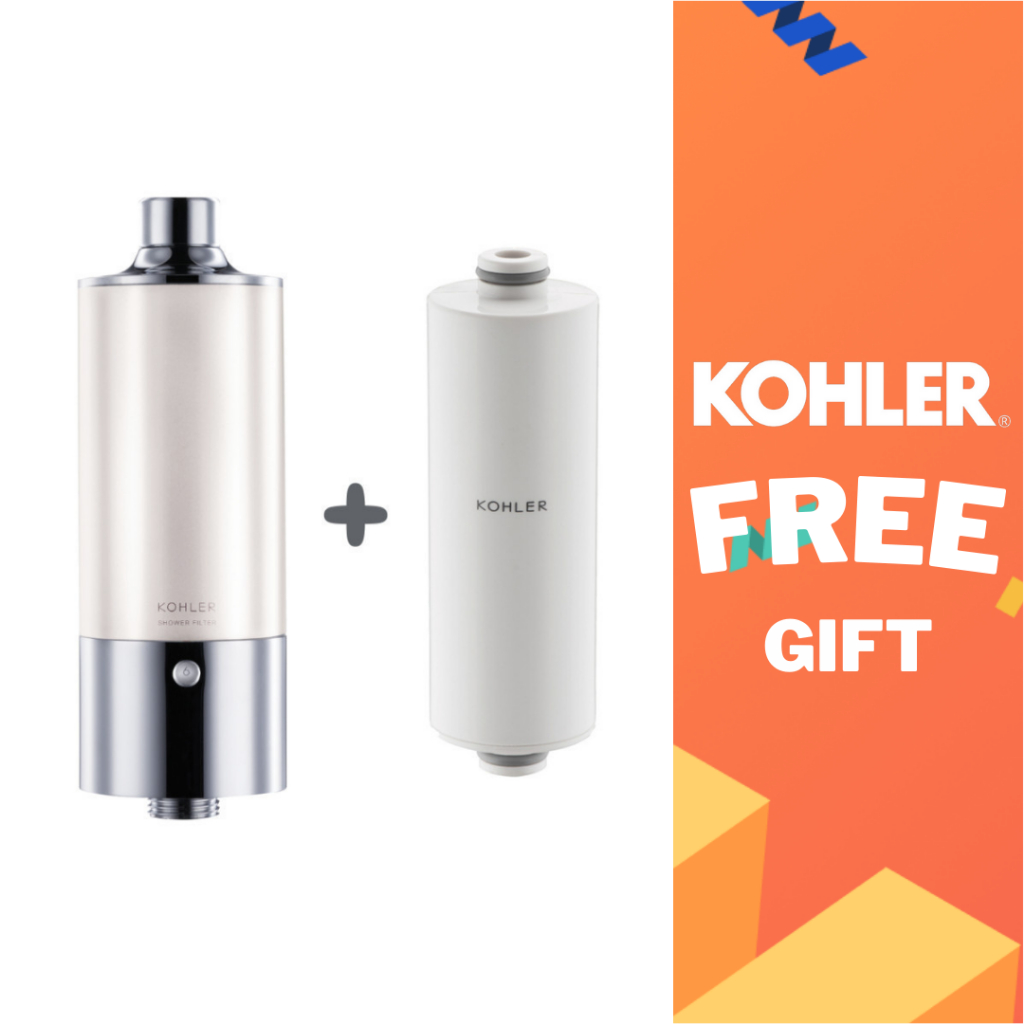 [Free Gift] KOHLER Exhale shower filter เซตเครื่องกรองน้ำ พร้อมแถมไส้กรองในเซต K-30769X-CP-Free