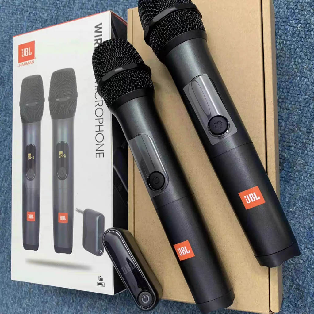 JBL Wireless Microphone UHF professional handheld wireless Microphone Set ไมโครโฟนไร้สาย