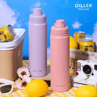 (ส่งจากไทย) ขวดน้ำ Diller Thermo Flask 1000/700/500 ml (MLH9290) ขวดน้ำเก็บอุณหภูมิ ผลิตจากสแตนเลส 304 ไม่มีสาร BPA