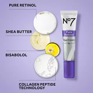 NO7 RETINOL EYE CREAM 15ML นัมเบอร์เซเว่น เพียว เรตินอล อาย ครีม 15 มล.