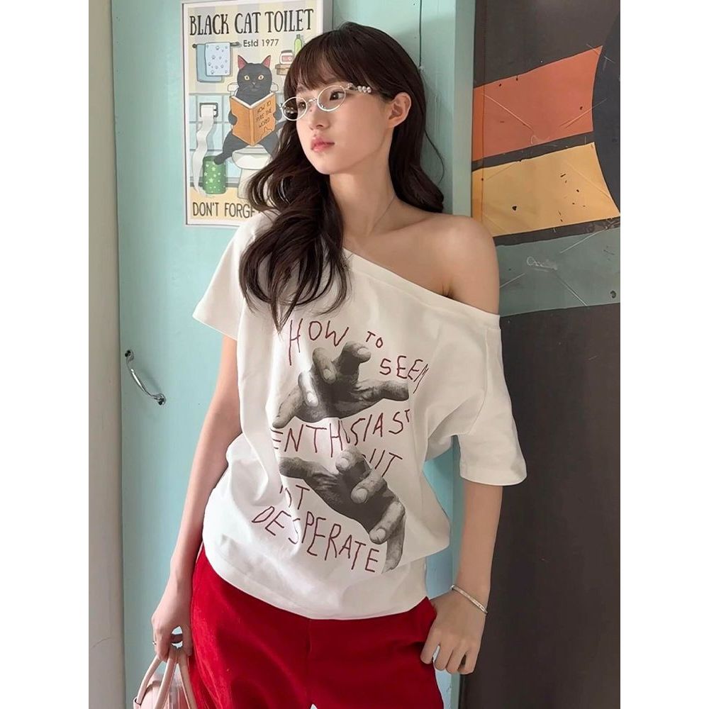 เสื้อปาดไหล่ oversize ใส่ทำงานได้ เข้ากับทุกสไตล์ได้ รูปที่ 2