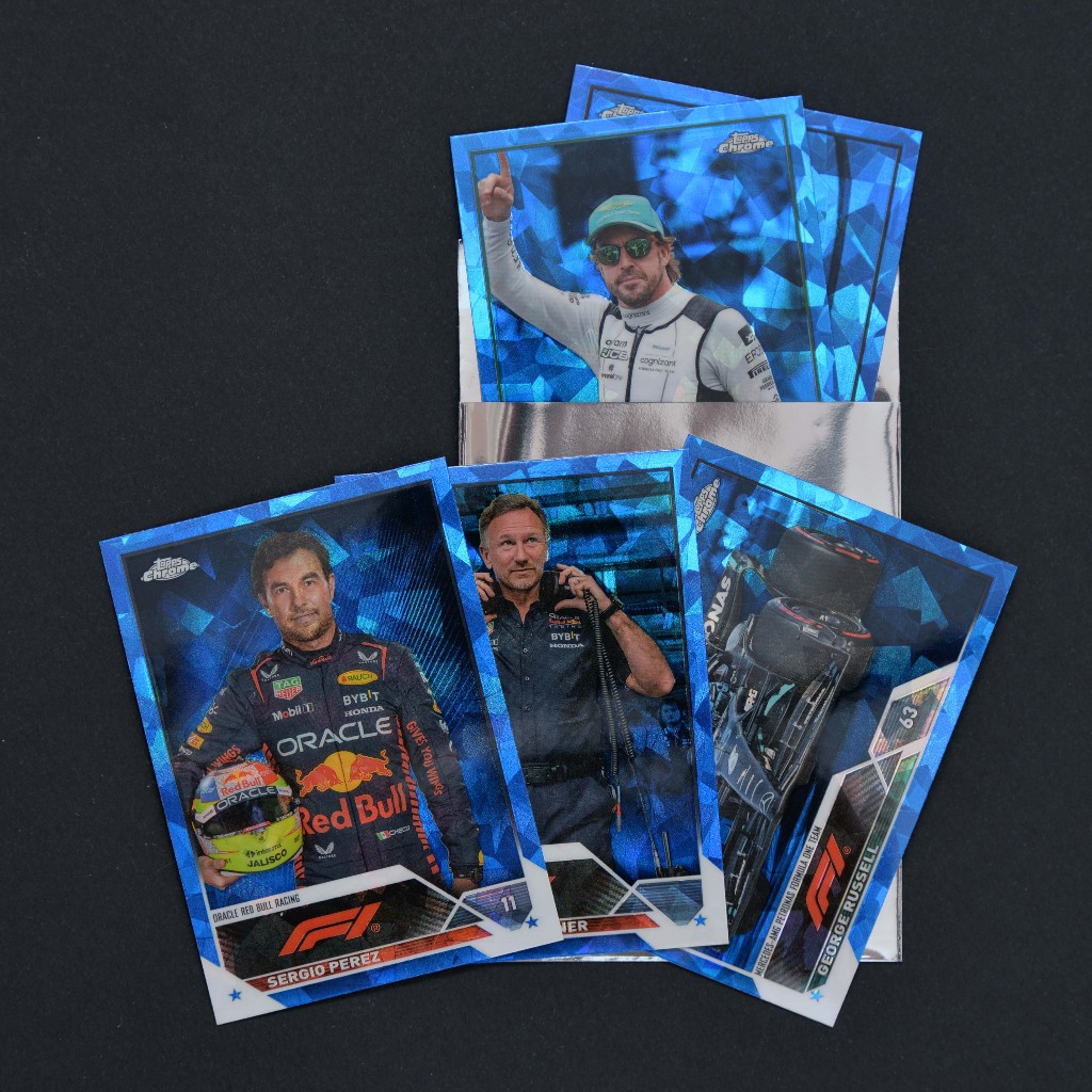 การ์ดฟอร์มูล่าวัน Topps Chrome Formula 1 F1 23 Sapphire Cards