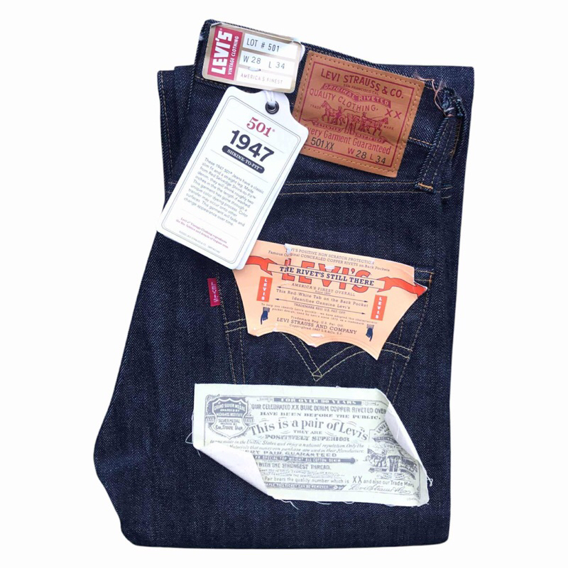 LEVI’S 501 XX BIG E LVC 1947  MADE IN TURKEY