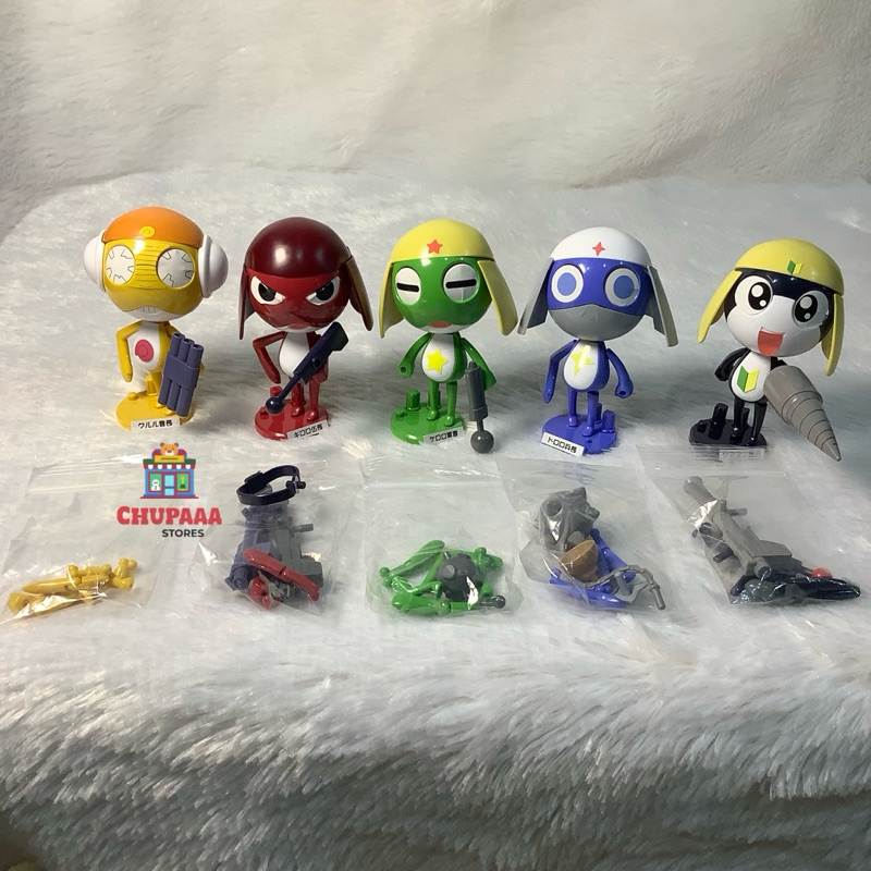 Keroro Set Plamo Collection Bandai | เคโรโระ ขบวนการอ๊บอ๊บป่วนโลก