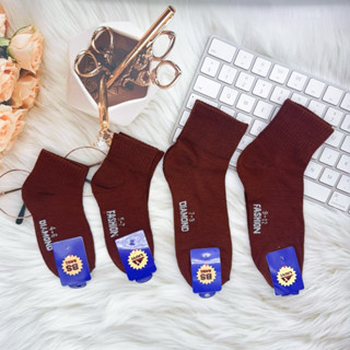 ถุงเท้านักเรียน สีน้ำตาล. 12คู่ 75บาท. คุณภาพดี. ราคาถูก. มี…