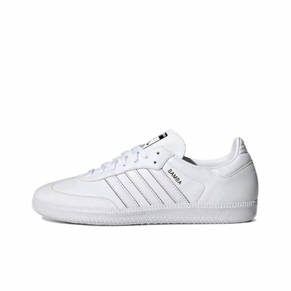【ของแท้100% 】Adidas Originals Samba สำหรับทั้งชายและหญิง รองเท้าลำลอง น้ำหนักเบาและสวมใส่สบาย