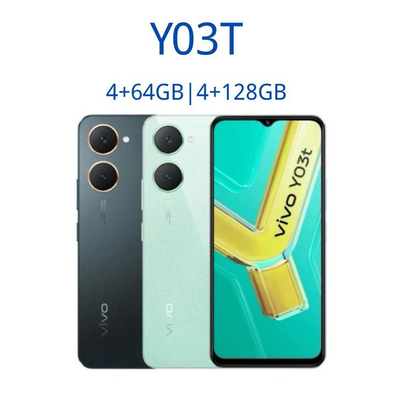 vivo Y03T [4+64GB | 4+128GB] เครื่องศูนย์แท้ รับประกันศูนย์ 1 ปี