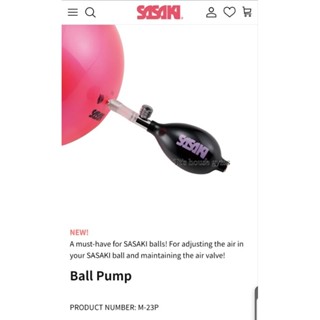 พร้อมส่ง‼️ Sasaki ที่ปั๊มลม สำหรับลูกบอลยิมนาสติก M-23P
