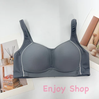 Anny W9602 เสื้อในทรงสปอร์ต คัพ C-D size 38-50" ไม่มีโครง 3 ตะขอ ฟองบาง เก็บเนื้อข้างดี