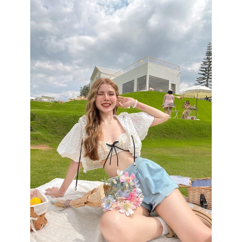 บราสีครีมฟรีไซส์pitcha-42