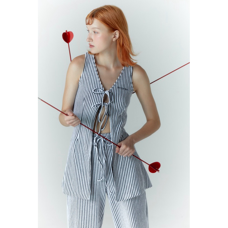 gentlewoman Stripy Cozy Top - GRT274 size S