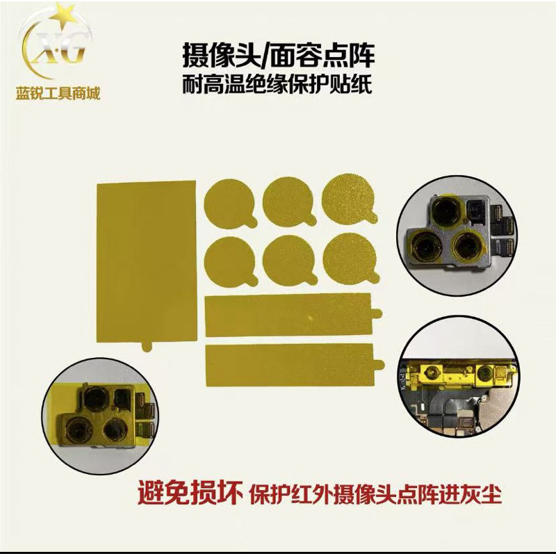 สติ๊กเกอร์กล้อง Lanrui 1ชุดได้3แบบตามภาพ