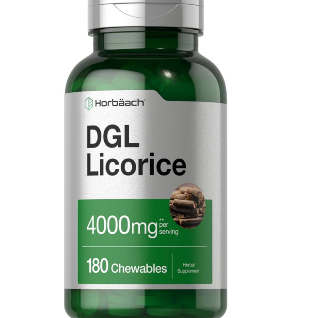 Horbaach DGL Licorice 4000mg per serving | 180 Chewable Tablets