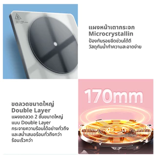 ส่งฟรี | Comfee เตาแม่เหล็กไฟฟ้า 2200 วัตต์ รุ่น CIC-22GGTLA1H