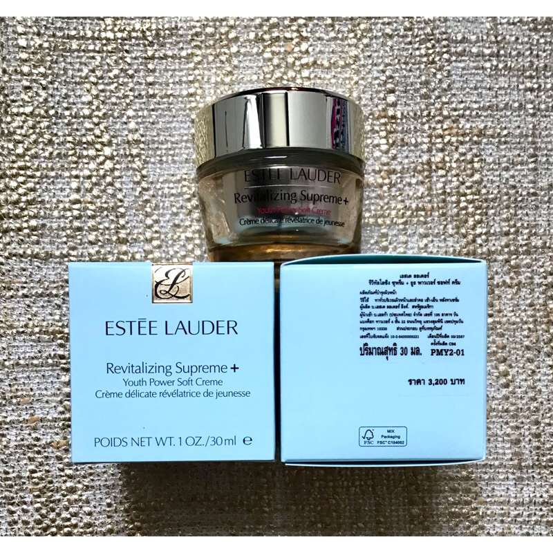 Estee Lauder Revitalizing Supreme+ Youth Power Soft Creme ขนาด 15, 30 ml. #ป้ายไทย #ผลิต04/2568