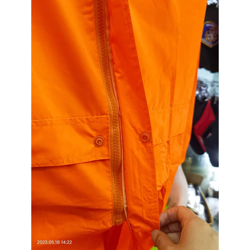 ชุดกันฝนเสื้อและกางเกง มีฮูดในตัว เนื้อผ้า PVC thumbnail 9